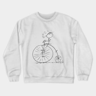 Bicycle Stick Crewneck Sweatshirt